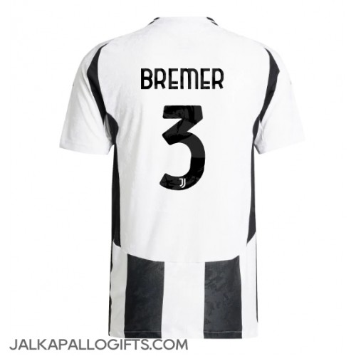 Juventus Gleison Bremer #3 Kotipaita 2024-25 Lyhythihainen